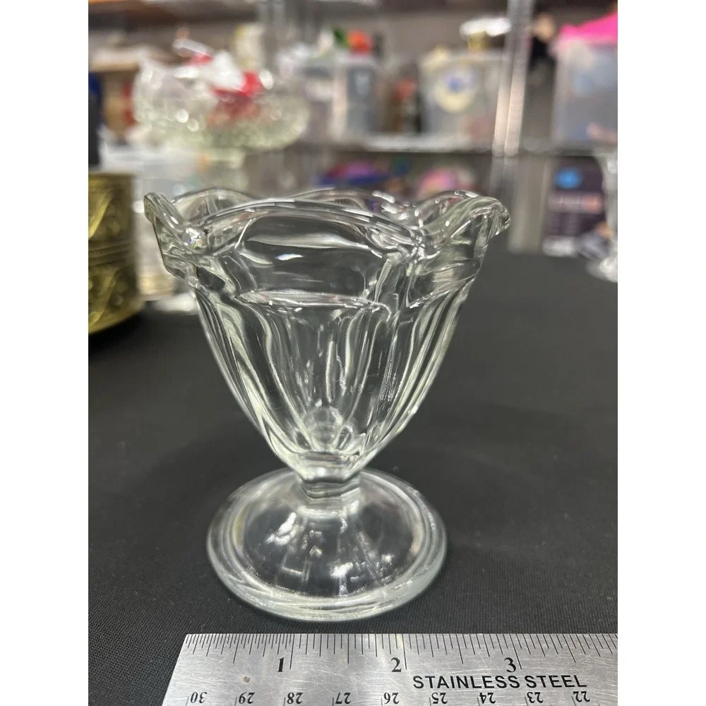 Anchor Hocking Tulip Ice Cream Sundae Dessert Parfait Glass‎ Cup